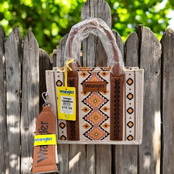 Wrangler Handbags - NWT Wrangler Aztec Tote Bag For Women